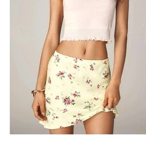 NWT Anthrpologie The Tilda Mini Slip Skirt
